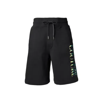 VERSACE JEANS Casual Shorts Men Black
