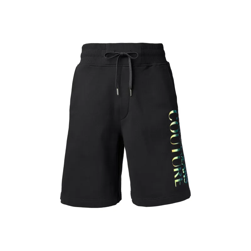 VERSACE JEANS Casual Shorts Men Black-0