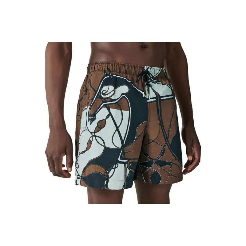 HERMES FW23 Casual Shorts Men's Cigar Gray-0