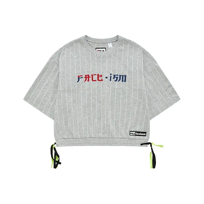 FILA FUSION x FACETASM T Shirt Women's Gray Heather Gray-0