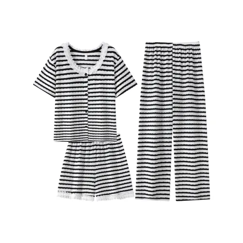 XIAFENYAN Pajama Set Women's Black