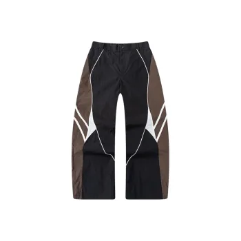 ENSHADOWER Casual Pants Unisex Black Brown