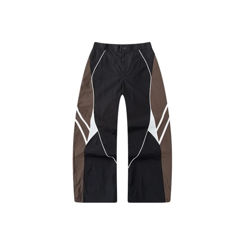 ENSHADOWER Casual Pants Unisex Black Brown-0