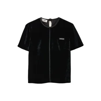 MIU MIU Regular T Shirt Women's Black