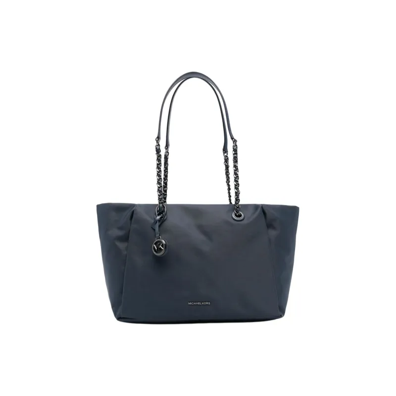 MICHAEL KORS Calfskin Tote Bag, Shopping Bag, Handbag, Shoulder Bag Women's Blue-0
