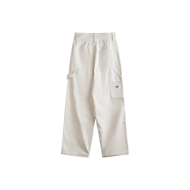 MADEN Casual Pants Women's White Base Color-1
