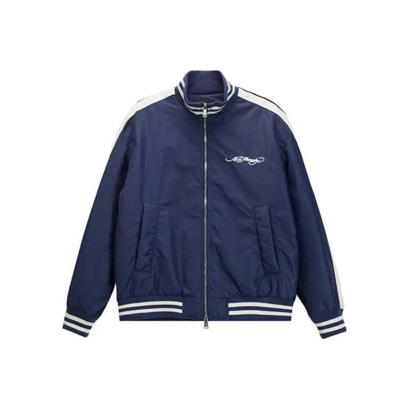 Ed Hardy FW24 Puffer Jacket Men's Midnight Blue-0