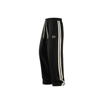 Small Columns Under The Sea Casual Pants Unisex Black