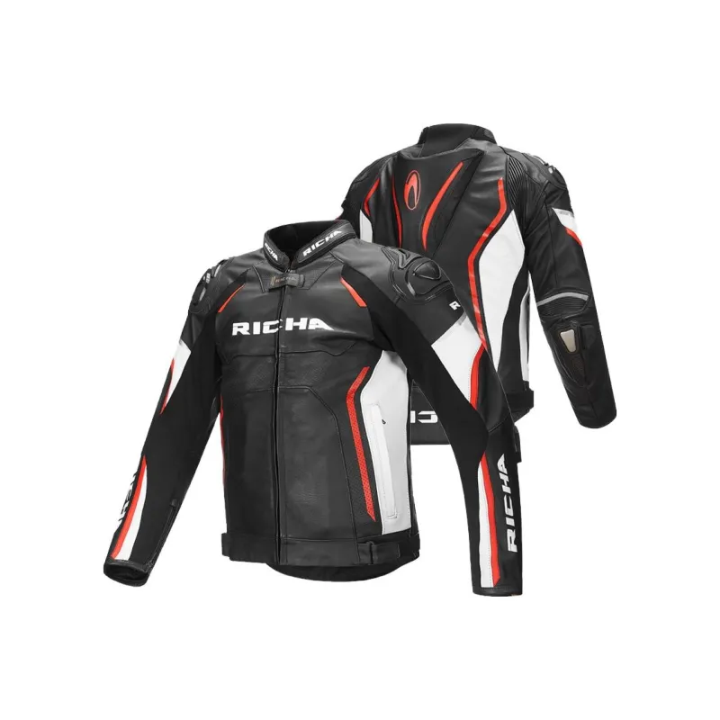 RICHA Biker Jacket Leather PU Men's-0
