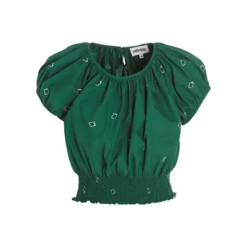 KENZO SS22 Crop Tops Women's Green