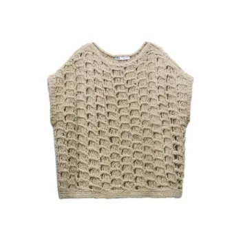 ZARA Tank Tops Women's Beige