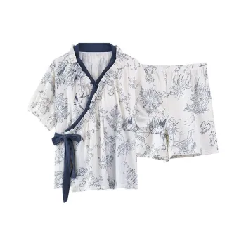XISHE Pajama Set Women's Navy Blue