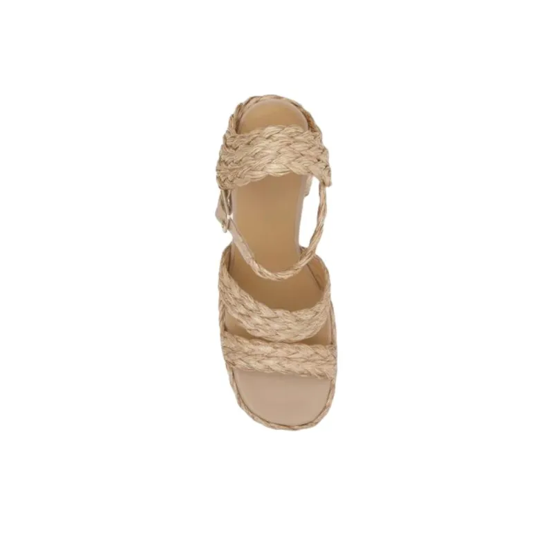 Castañer FRESA One Strap Sandals 13cm Women's Beige-3
