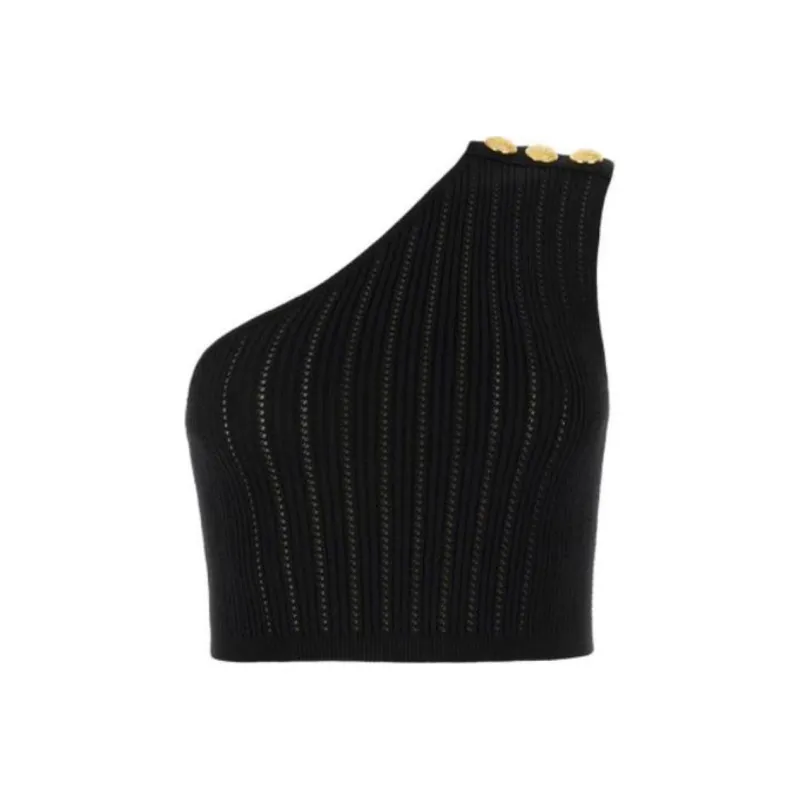 BALMAIN SS23 Tank Top Women's Black-0