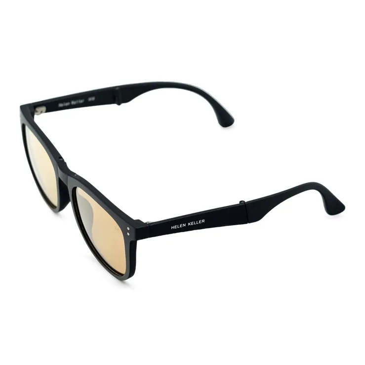 HELEN KELLER TR/Memory Plastic Round Sunglasses Unisex-10