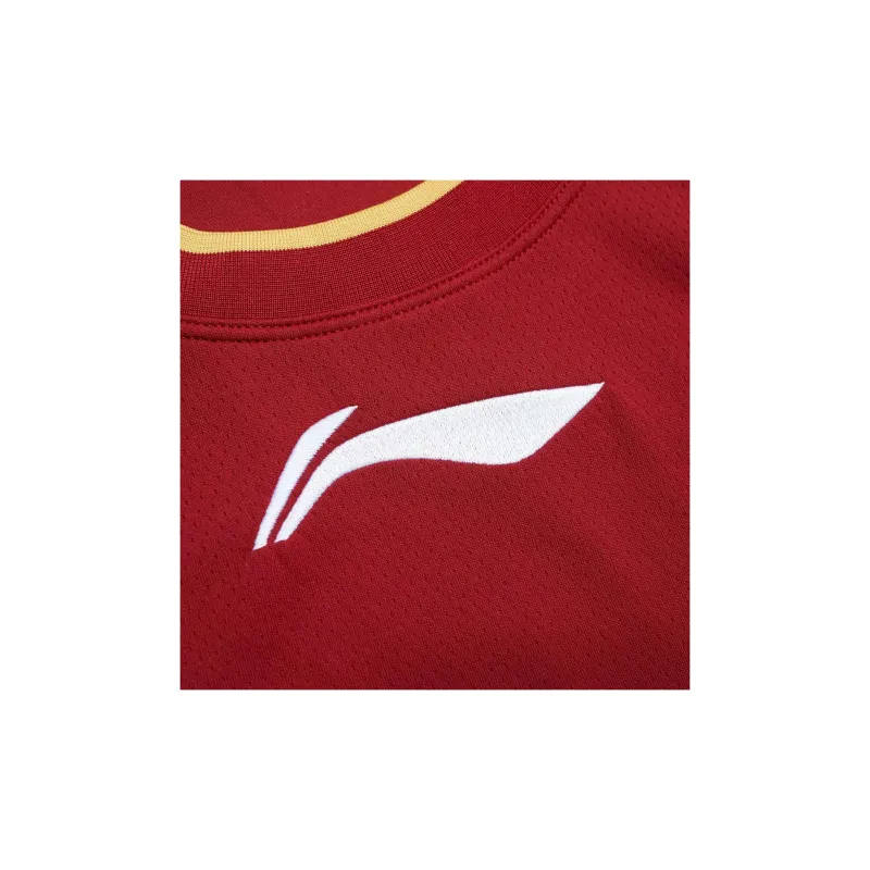 LiNing CBA Collection Basketball Jersey Men's Red-2