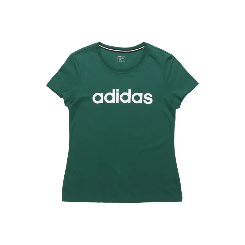 Adidas Neo Set in Sleeve T Shirt Women's Forest Green-0