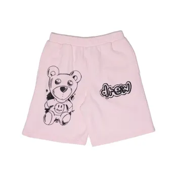 Drew House Letter Logo Series Sports Shorts Unisex Light Pink