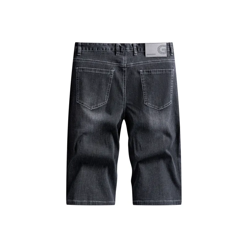 PIERRE CARDIN Knitted Fabric Denim Shorts Men's-6