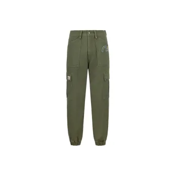 EVISU 2025 Spring Casual Pants Men's Army Green