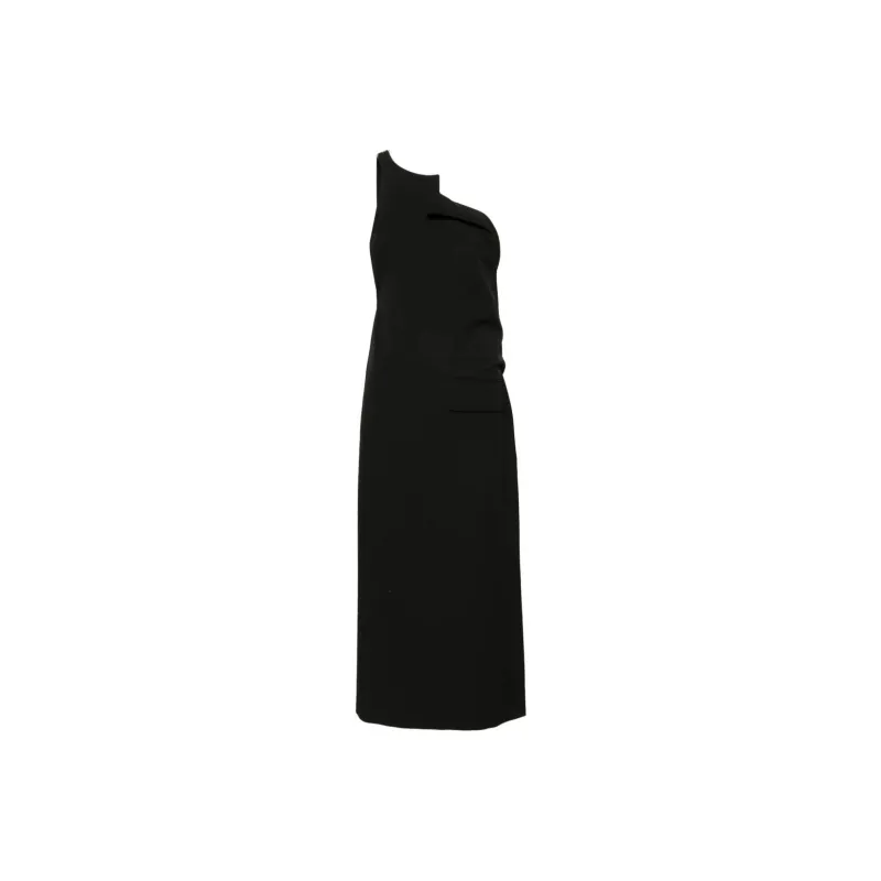 MM6 Maison Margiela Asymmetric neck Twill Top-0