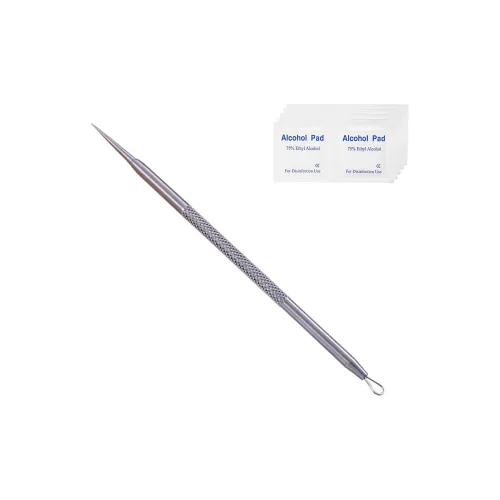 JIANYINGSHU Stainless Steel 304 Dual Head Acne Needle Removing Blackheads And Pimples Closed End