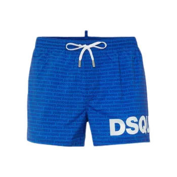 DSQUARED 2 DSQUARED 2 Logo Printed Drawstring Swim Shorts