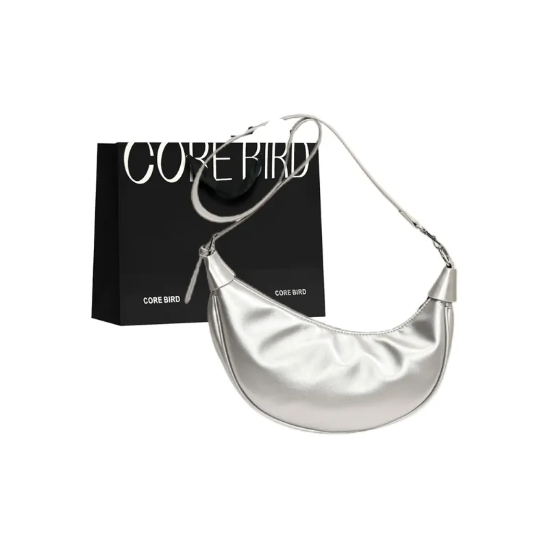 CORE BIRD PU Crossbody Bag, Shoulder Bag Women's Black/Yellow/White/Silver-6