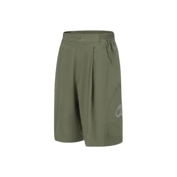 LiNing China Li Ning Dadiwuhen Series Casual Shorts Men Army Canvas Green