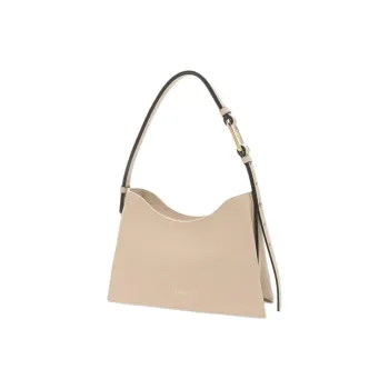 Furla Leather Shoulder Bag Women's Beige