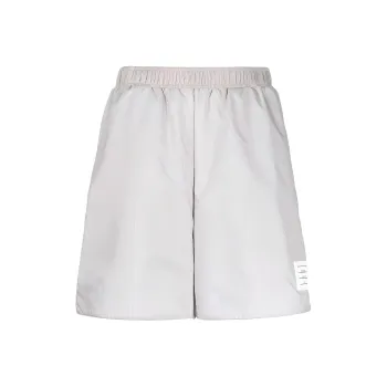 THOM BROWNE Logo-appliqué Track Shorts