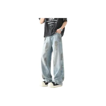 NVRFRGT Jeans Unisex Blue