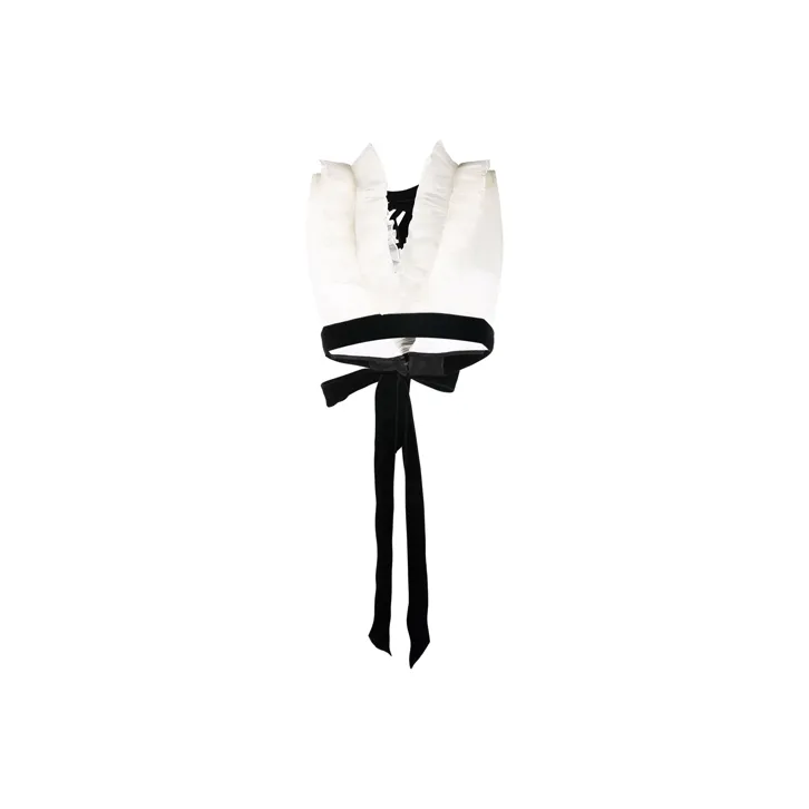 SAINT LAURENT Crop Tops Women's White-0