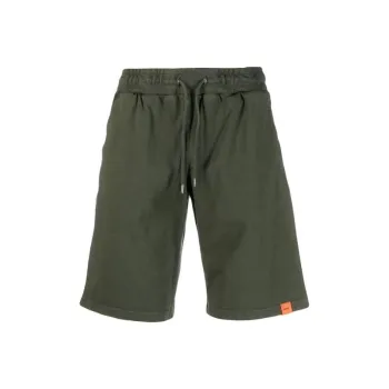 ASPESI Logo Patch Drawstring Shorts