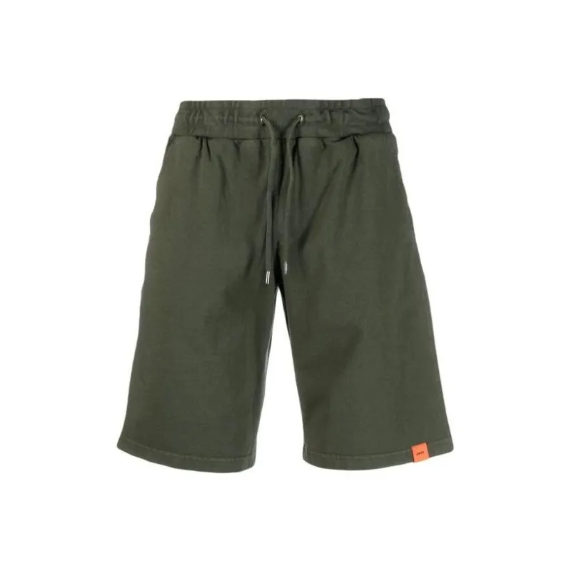 ASPESI Logo Patch Drawstring Shorts-0