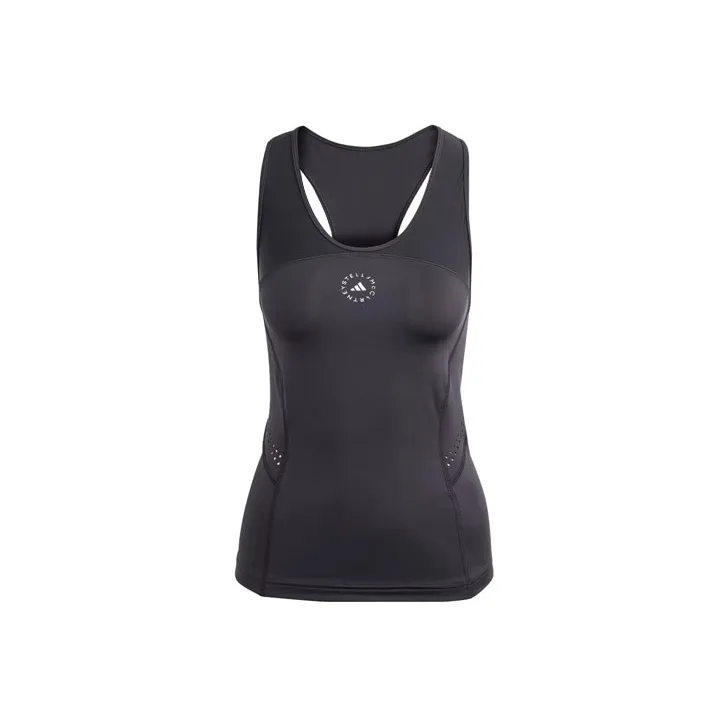 Adidas Logo Printed Racerback Tank Top-0