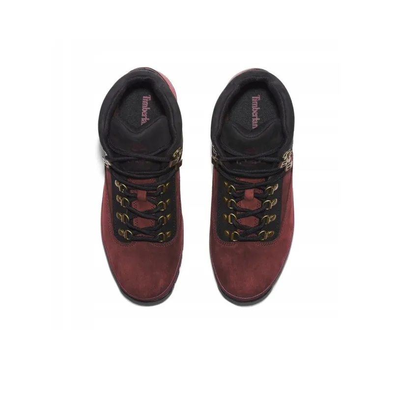 Timberland Euro Hiker Ankle Boots Men's Dark Red-3