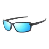 Matte Black Frame with Ice Blue Lens