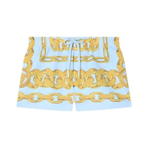 FANSIZHE Swimming Shorts Men's Blue Gold
