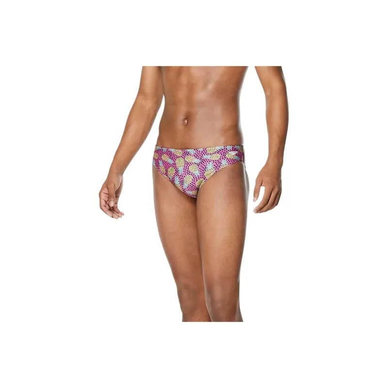 Speedo Men's Printed One Brief Cobalt Blue Swimming Shorts Men's-28