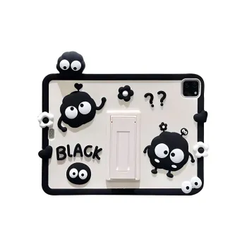 Wei Xin 3D Effect Coal Ball Floral Stand Compatible With IPad Pro/Mini 6/iPad Air 7 Tablet Protective Cases