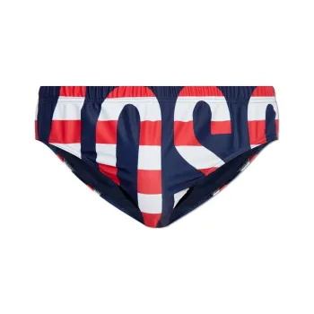 MOSCHINO Logo print Swim Trunks