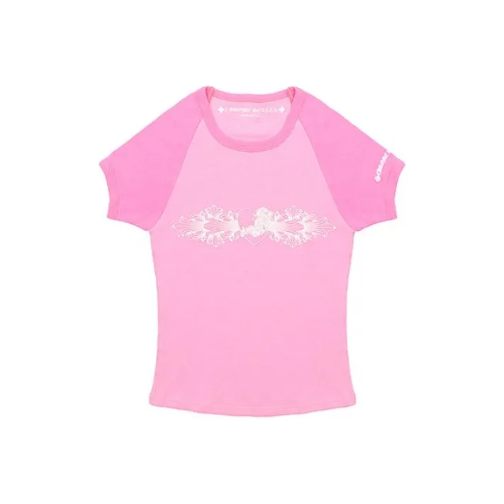 Chrome Hearts SS22 Crop Top Women's Pink-0