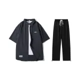 Set (Gray Top+Black Pants)