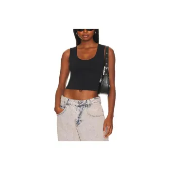 FREE PEOPLE Tank Tops Women's Black