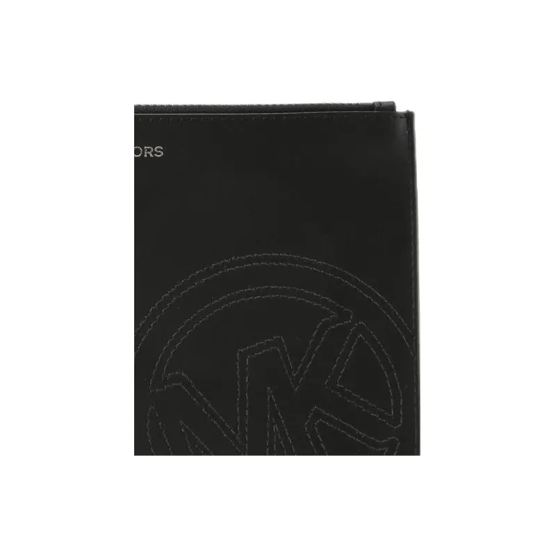 MICHAEL KORS Cow Leather Clutch Small Size Men's Black-4