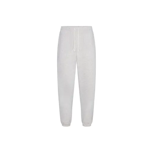SKIMS SS25 FLEECE LOUNGE MENS RELAXED JOGGER Casual Pants Men's LIGHT HEATHER GREY/Light Heather Gray