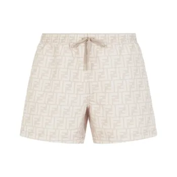 FENDI Ff Printed Drawstring Swim Shorts