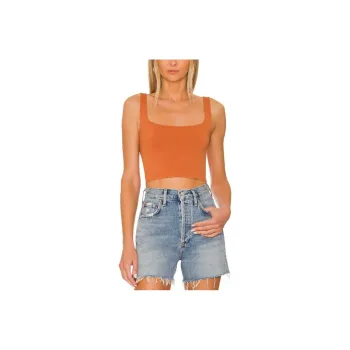 FREE PEOPLE Tank Tops Women's Orange