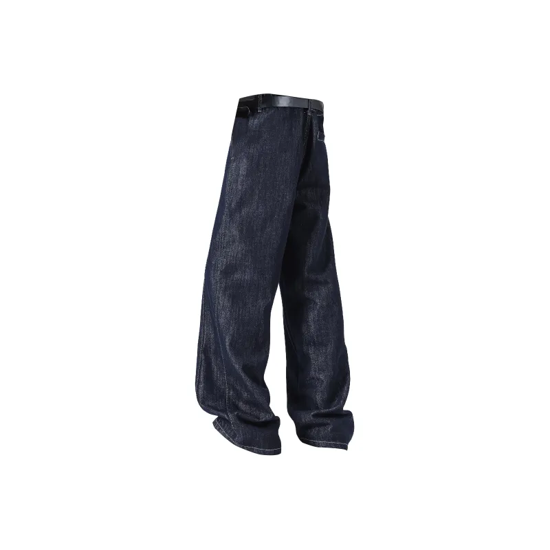 SUNSETMONENT Jeans Unisex Original Denim Blue-1